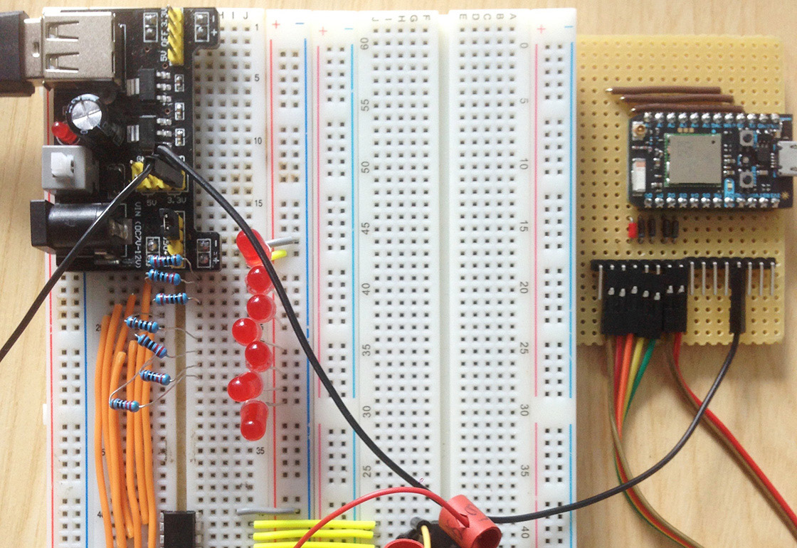 Detail of electrical circuitry