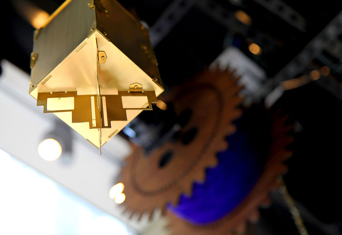 Close-up of brass fitting